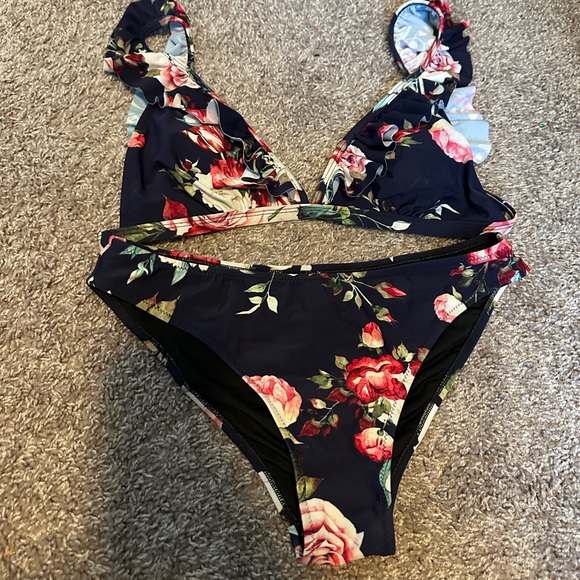 Navy Cupshe Bikini, M - Picture 4 of 9